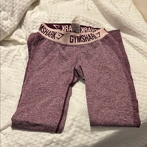 Gymshark Kids Heathered Plum Leggings